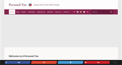 Desktop Screenshot of personaltao.com