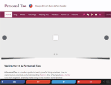 Tablet Screenshot of personaltao.com